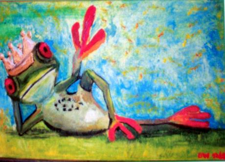 ---cooler Frosch - Beate Weinstein - Array auf Array - Array - ---cooler Frosch - Beate Weinstein - Array auf Array - Array -