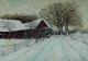 Winterzeit - Bernd Fricke - Ãl auf Leinwand - Musik-Schnee-Winter - Impressionismus Winterzeit - Bernd Fricke - Ãl auf Leinwand - Musik-Schnee-Winter - Impressionismus