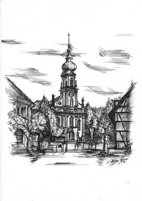 windeck kirche federzeichnung - tompaint - Array auf - Array - windeck kirche federzeichnung - tompaint - Array auf - Array -