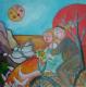 Spaziergang - Diana Lulcheva - Acryl auf Leinwand - Landschaft - Realismus