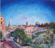 Jerusalem - Bernd Fricke - Ãl auf Leinwand - Stadtansichten-Reisen - Impressionismus Jerusalem - Bernd Fricke - Ãl auf Leinwand - Stadtansichten-Reisen - Impressionismus
