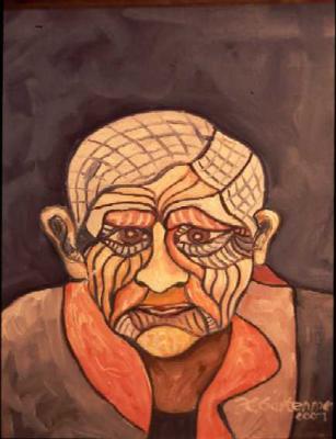 Großmutter des Künstlers -Horst Gartenmeister- - Farbenchaot - auf - Array - Großmutter des Künstlers -Horst Gartenmeister- - Farbenchaot - auf - Array -