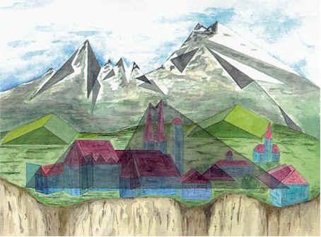 Der Watzmann (1999) GeoArt - Sigurd Schönherr Kunstgarage.com - Array auf Array - Array - Der Watzmann (1999) GeoArt - Sigurd Schönherr Kunstgarage.com - Array auf Array - Array -