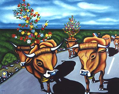 Almabtrieb vom Mont d´ Aubrac im Herbst (2001) Pe - Pero - Array auf Array - Array - Almabtrieb vom Mont d´ Aubrac im Herbst (2001) Pe - Pero - Array auf Array - Array -