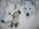 WOLF FAMILY Wolfsgemälde WOLF FAMILY Wolfsgemälde