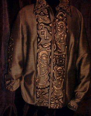 Bluse mit Tatoomotiven - Annette Büttner - Annette Büttner - auf - Array - Bluse mit Tatoomotiven - Annette Büttner - Annette Büttner - auf - Array -