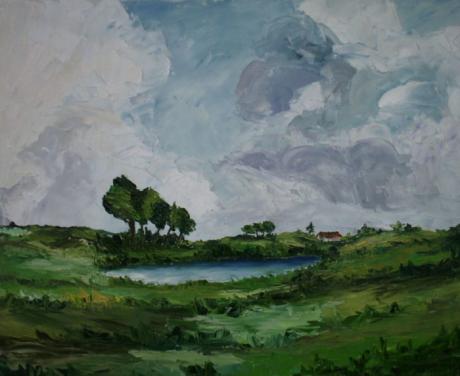 Landschaft mit Teich (2002) Annemarie Kogler - Annemarie Kogler - auf - Array - Landschaft mit Teich (2002) Annemarie Kogler - Annemarie Kogler - auf - Array -