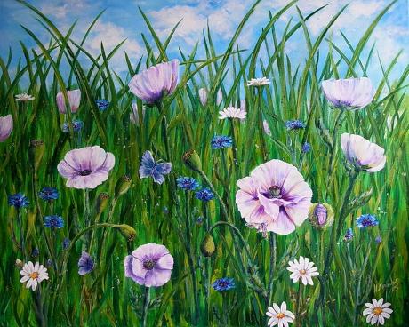 Mohnwiese 2 - Martina Heinisch - Array auf Array - Array - Mohnwiese 2 - Martina Heinisch - Array auf Array - Array -