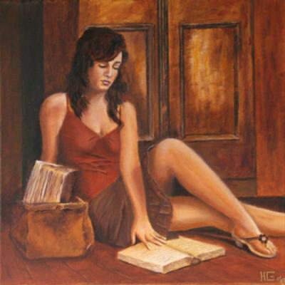 Die Lesende - Maler Roevel - Array auf Array - Array - Die Lesende - Maler Roevel - Array auf Array - Array -