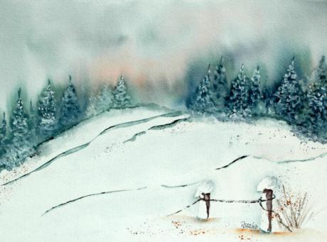 Wald mit Zaun (2007) - Isabel Bär - Array auf Array - Array - Wald mit Zaun (2007) - Isabel Bär - Array auf Array - Array -