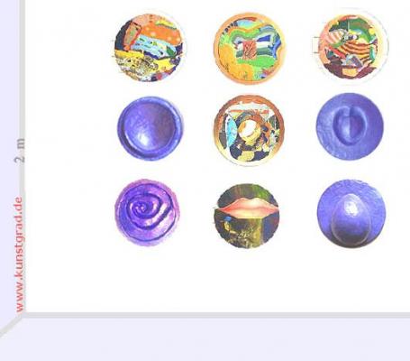 Wand-Ensemble 5 - Harald Noeding - Array auf - Array - Wand-Ensemble 5 - Harald Noeding - Array auf - Array -