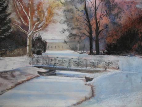 Brücke im Park San Sanssouci - Emma Anders - Array auf - Array - Array Brücke im Park San Sanssouci - Emma Anders - Array auf - Array - Array