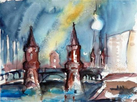 Oberbaumbrücke Berlin - Inken-Susann Höppner - Array auf Array - Array - Oberbaumbrücke Berlin - Inken-Susann Höppner - Array auf Array - Array -