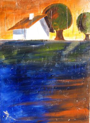 Landschaft an der Rott - Hans Hackinger - Array auf Array - Array - Landschaft an der Rott - Hans Hackinger - Array auf Array - Array -