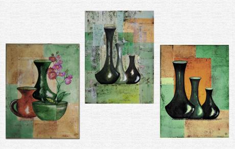 3 bilder 3 vasen - hansgeorg götz - Array auf Array - Array - 3 bilder 3 vasen - hansgeorg götz - Array auf Array - Array -