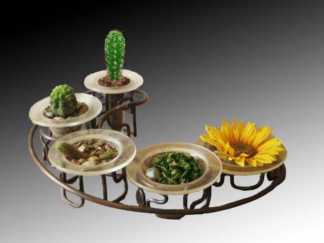 Schüsselset aus Glas und Kupfer - Alois Berger - auf - Array - Schüsselset aus Glas und Kupfer - Alois Berger - auf - Array -