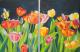 Tulpenwiese im Doppel - ingrid wenz-gahler - Acryl auf Leinwand - Blumen - Realismus Tulpenwiese im Doppel - ingrid wenz-gahler - Acryl auf Leinwand - Blumen - Realismus