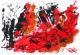 FISCHKUTTER - *KAYEM  *KAYEM - Acryl auf Pappe - Abstrakt-Sonne-Morgen-Meer - Abstrakt