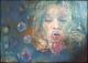 Seifebblasen ... - Frithjof Schulte - Enkaustik auf Leinwand - Kinder-Mädchen - Seifebblasen ... - Frithjof Schulte - Enkaustik auf Leinwand - Kinder-Mädchen -