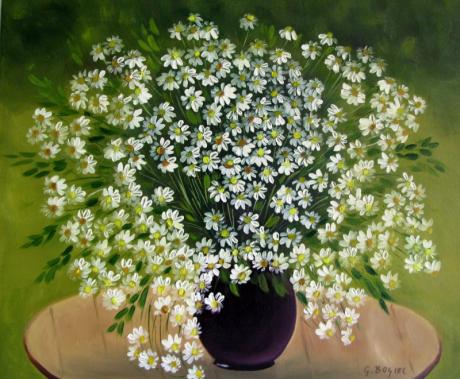 ---BOUQUET WITH WHITE CAMOMILES - Gala Bogiel - Array auf Array - Array - Array ---BOUQUET WITH WHITE CAMOMILES - Gala Bogiel - Array auf Array - Array - Array