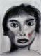 Dame mit Eiterpickel - Juergen Schneider - Sonstiges auf Papier - Gesichter - 