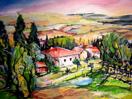 In der Toskana (2009) - Werner Meier - Array auf Array - Array - 