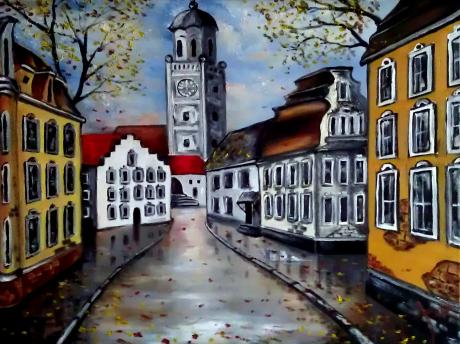 Herbst in einer Kleinstadt. - Heiner Höppner - Array auf Array - Array - Herbst in einer Kleinstadt. - Heiner Höppner - Array auf Array - Array -