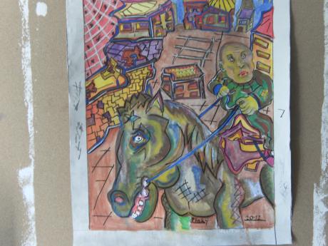 Neues Kunstwerk - Ehrenfried Köhler Pinky - auf - - Neues Kunstwerk - Ehrenfried Köhler Pinky - auf - -