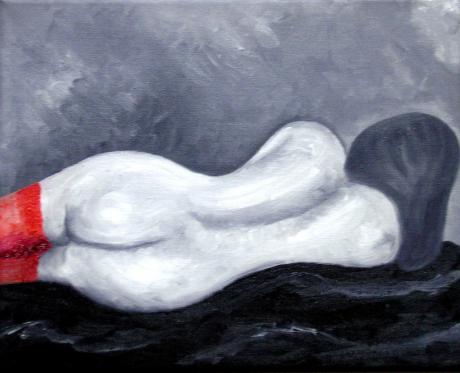 Akt mit roten Strümpfen - Susanne Paraquin - Array auf Array - - Array Akt mit roten Strümpfen - Susanne Paraquin - Array auf Array - - Array