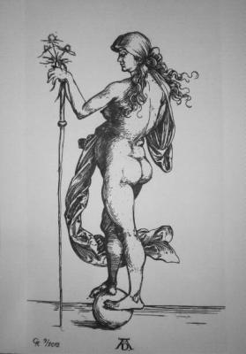 Fortuna nach Albrecht Dürer - Clemens Redwig - Array auf Array - Array - Array Fortuna nach Albrecht Dürer - Clemens Redwig - Array auf Array - Array - Array