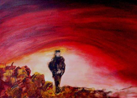 brennender Himmel - Brigitte Grau grauzone-art - Array auf Array - - Array brennender Himmel - Brigitte Grau grauzone-art - Array auf Array - - Array