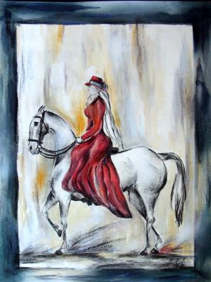 Dame im Sattel - Christine Krauß - Array auf Array - - Dame im Sattel - Christine Krauß - Array auf Array - -