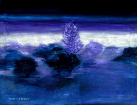 Wald im Nebel auf schwarzem Samt - Claudia Lüthi - Array auf - Array - Array Wald im Nebel auf schwarzem Samt - Claudia Lüthi - Array auf - Array - Array