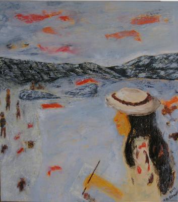 Die Malerin - Marie-Therese Schmahl - auf Array - Array - Die Malerin - Marie-Therese Schmahl - auf Array - Array -