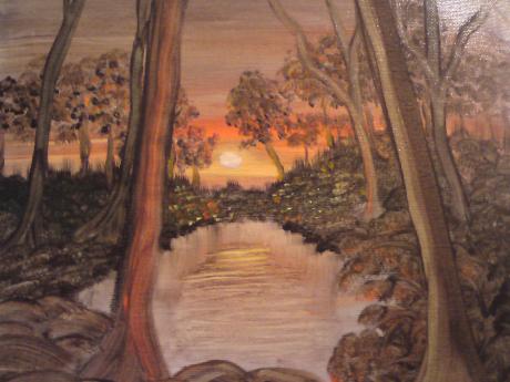 Abendstimmung - Karola Machnicka - Array auf Array - Array - Array Abendstimmung - Karola Machnicka - Array auf Array - Array - Array