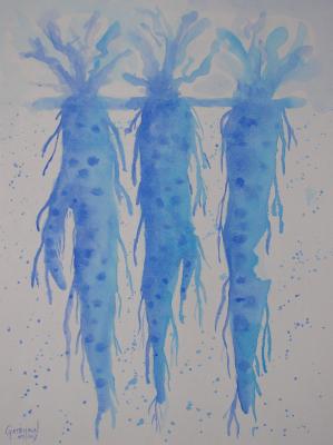 blue carrots III - Christiane Gathmann - Array auf Array - Array - blue carrots III - Christiane Gathmann - Array auf Array - Array -