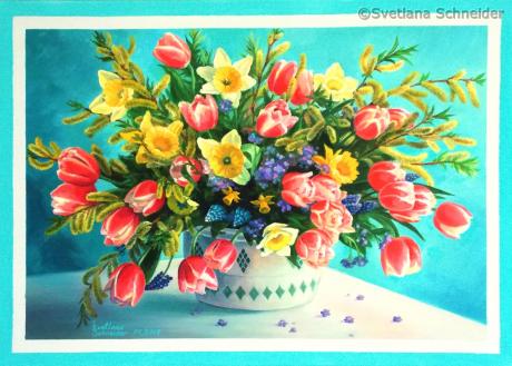 Frühlingsstrauß - Svetlana Schneider - Array auf Array - Array - Frühlingsstrauß - Svetlana Schneider - Array auf Array - Array -