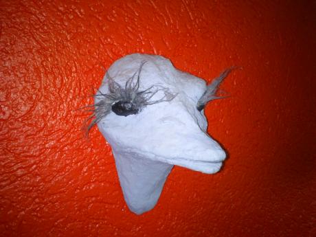 Straußenkopf - Renate Dill - Array auf - Array - Straußenkopf - Renate Dill - Array auf - Array -