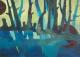 BÃ¤ume im Licht - Astrid  KrÃ¶mer - Acryl auf  - Abstrakt-Fantastisch - 