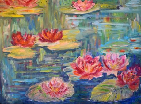 Meine Seerosen - Silvia Kafka - Array auf Array - Array - Array Meine Seerosen - Silvia Kafka - Array auf Array - Array - Array