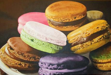 Macaron - dunjate Kunst in Acryl - Array auf Array - - Array Macaron - dunjate Kunst in Acryl - Array auf Array - - Array