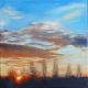 -Sonnenuntergang am Rhein - ingrid wenz-gahler - Acryl auf Leinwand - Landschaft - Realismus -Sonnenuntergang am Rhein - ingrid wenz-gahler - Acryl auf Leinwand - Landschaft - Realismus