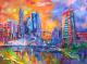 Frankfurt Skyline,EZB - wolfgang mayer - Acryl auf - Stadtansichten - Expressionismus-Gegenständlich Frankfurt Skyline,EZB - wolfgang mayer - Acryl auf - Stadtansichten - Expressionismus-Gegenständlich