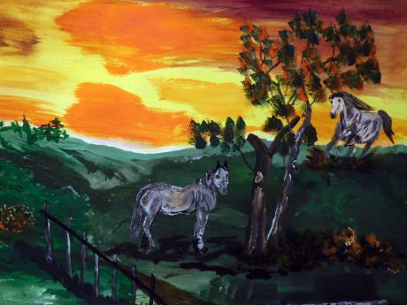 Abendstimmung im Erzgebirge - Monika Rüth - Array auf Array - Array - Abendstimmung im Erzgebirge - Monika Rüth - Array auf Array - Array -