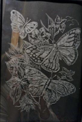 ---Glasmalerei (Gravur) - Sandra Schmit - auf - - ---Glasmalerei (Gravur) - Sandra Schmit - auf - -