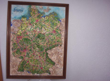 ---Geografisches Reliefbild-Unikat \Deutschland\ - Ottmar Gebhardt - Array auf - Array - ---Geografisches Reliefbild-Unikat \Deutschland\ - Ottmar Gebhardt - Array auf - Array -