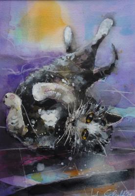 550. Auf dem Rücken liegende Katze - Hans Schott - Array auf Array - Array - 550. Auf dem Rücken liegende Katze - Hans Schott - Array auf Array - Array -