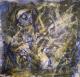moonlight I - Wolfgang Stocker - Acryl auf Papier - Abstrakt - Abstrakt-ActionPainting-Expressionismus