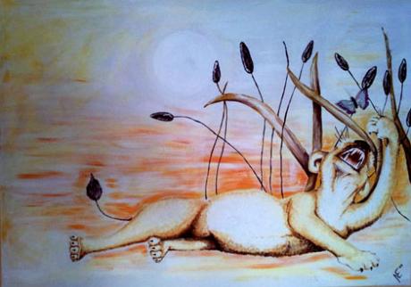 ---Löwe - Nadine Elsner - Array auf Array - Array - ---Löwe - Nadine Elsner - Array auf Array - Array -